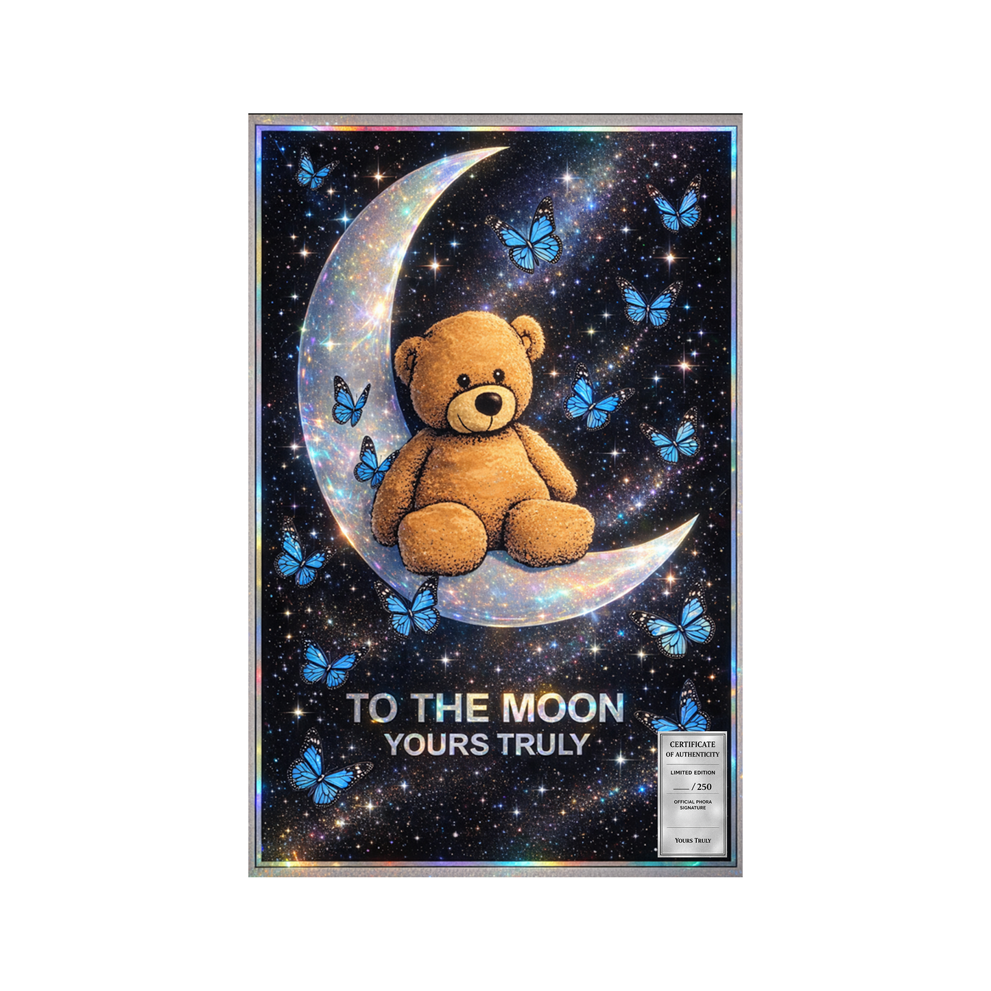 STAR BEAR - SIGNED HOLOGRAPHIC POSTER